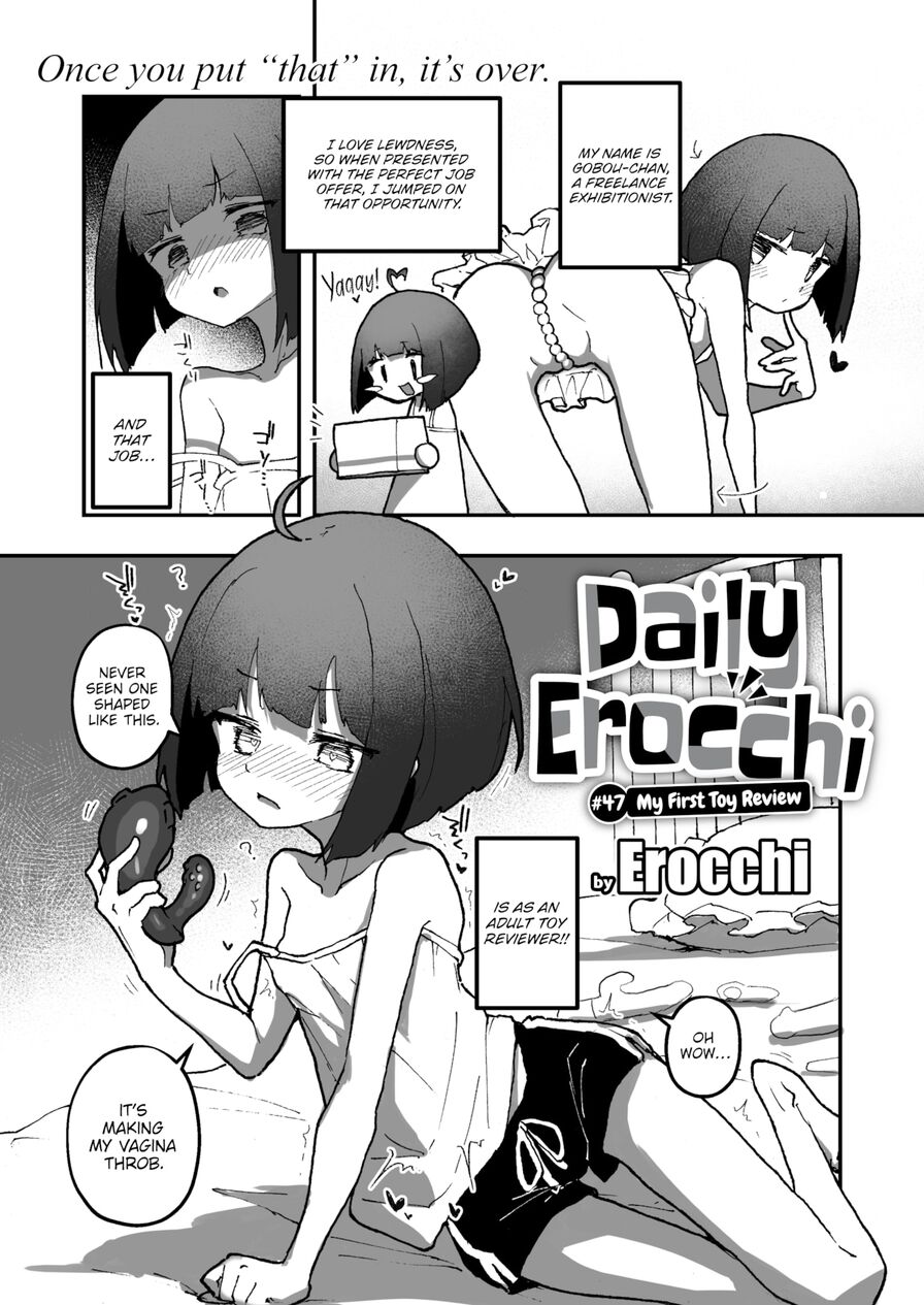[Erocchi] Daily Erocchi #47 My First Toy Review (Weekly Kairakuten 2024-10)