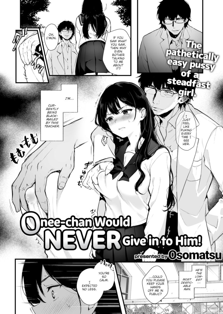 [Osomatsu] Onee-chan Would Never Give in to Him! (Comic X-Eros #124)