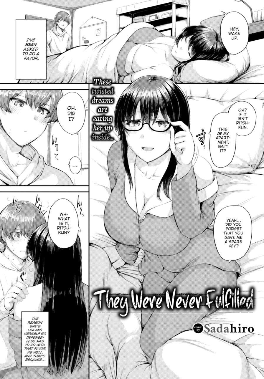 [Sadahiro] They Were Never Fulfilled