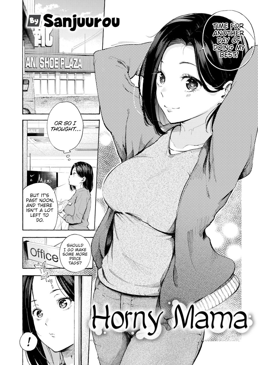 [Sanjuurou] Horny Mama (Comic Kairakuten 2024-05)