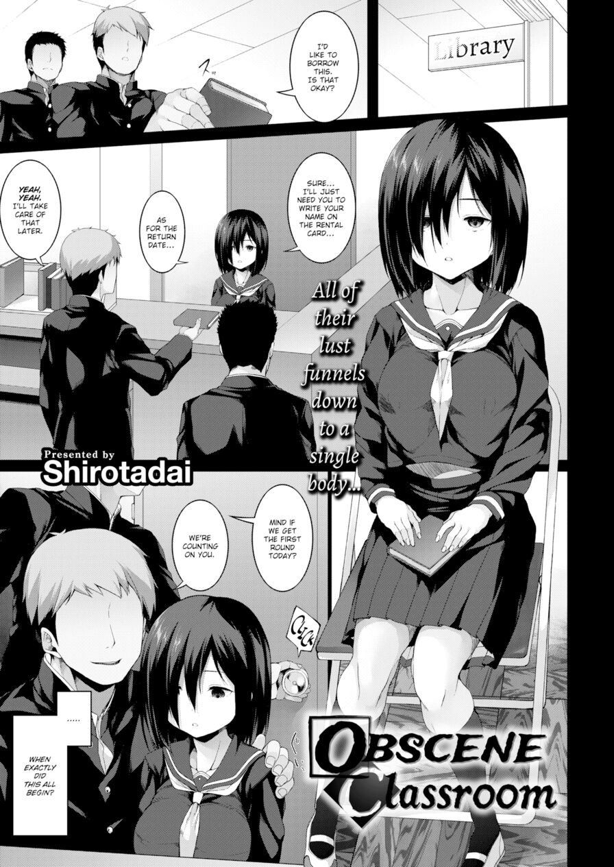 [Shirotadai] Obscene Classroom (Comic X-Eros #62)