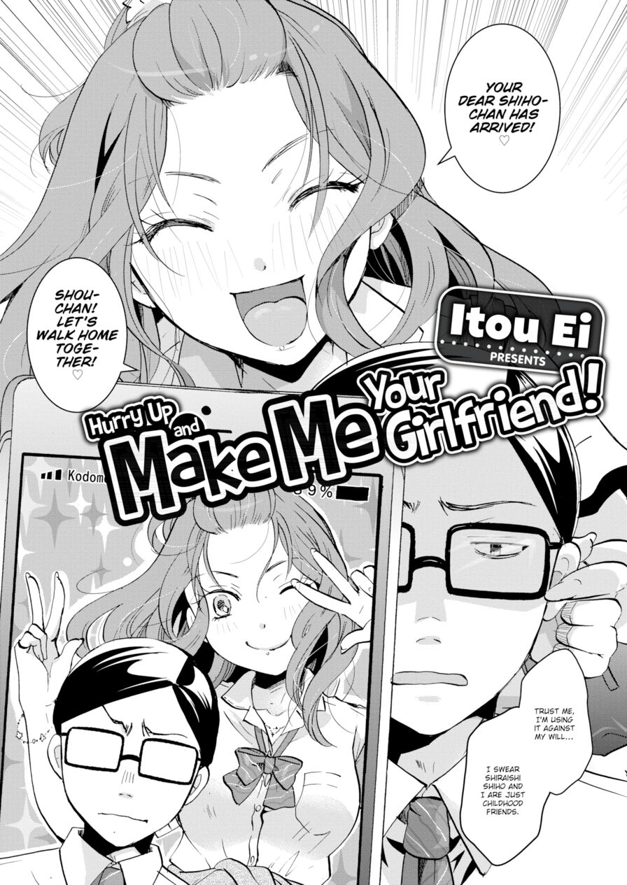 [Itou Ei] Hurry Up And Make Me Your Girlfriend! (Comic Kairakuten 2018-08)