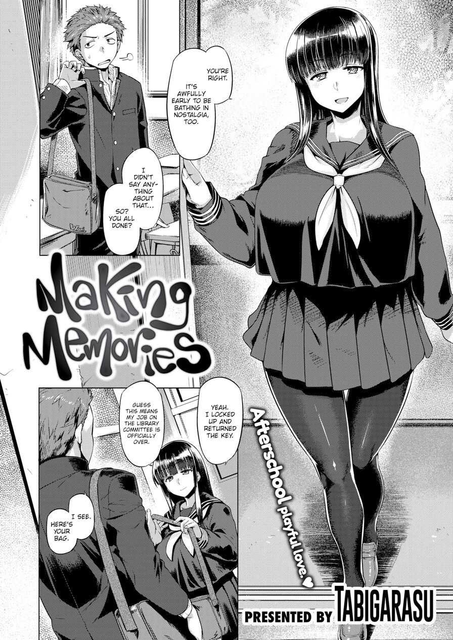 [Tabigarasu] Making Memories (Comic Shitsurakuten 2021-02)