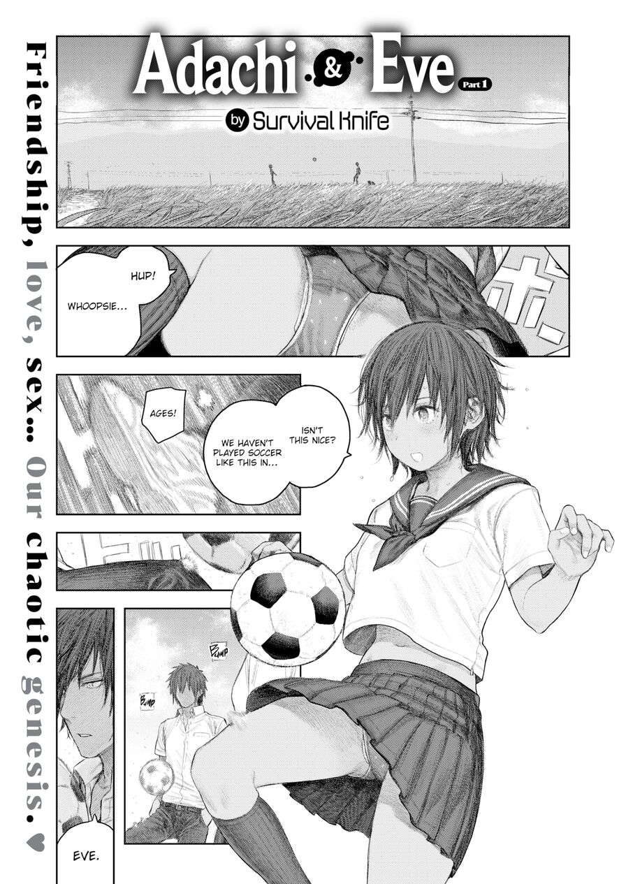 [Survival Knife] Adachi & Eve - Part 1 (Comic X-Eros #89)