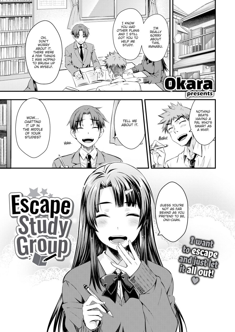 [Okara] Escape Study Group (Comic Kairakuten 2022-02)