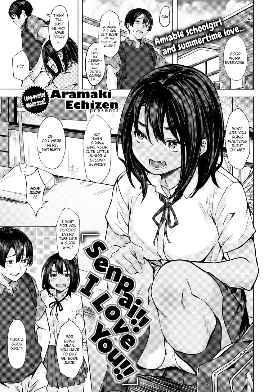 [Aramaki Echizen] Senpai!! I Love You!! (Comic X-Eros #99)