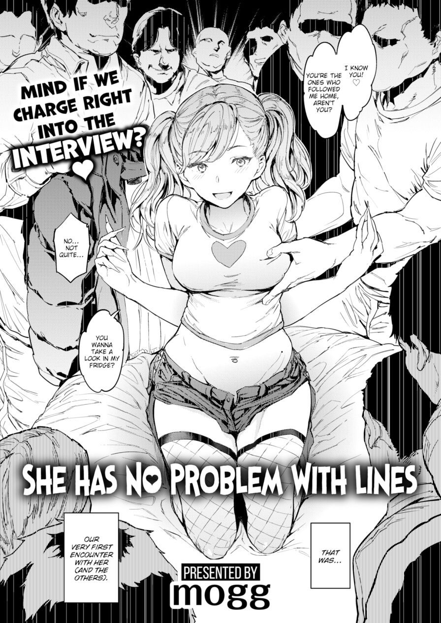 [mogg] She Has No Problem With Lines (Comic Kairakuten 2023-05)